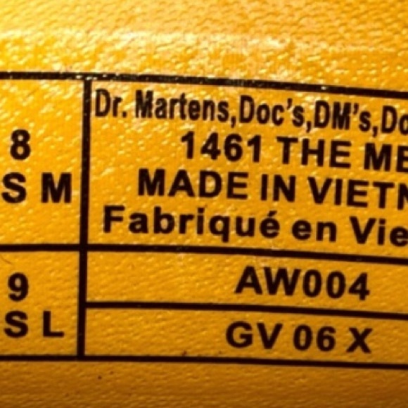 NWOB Dr. Martens Docs Limited 1461 Hokusai The Met Leather Oxford Shoes W9 M8 - Picture 5 of 5